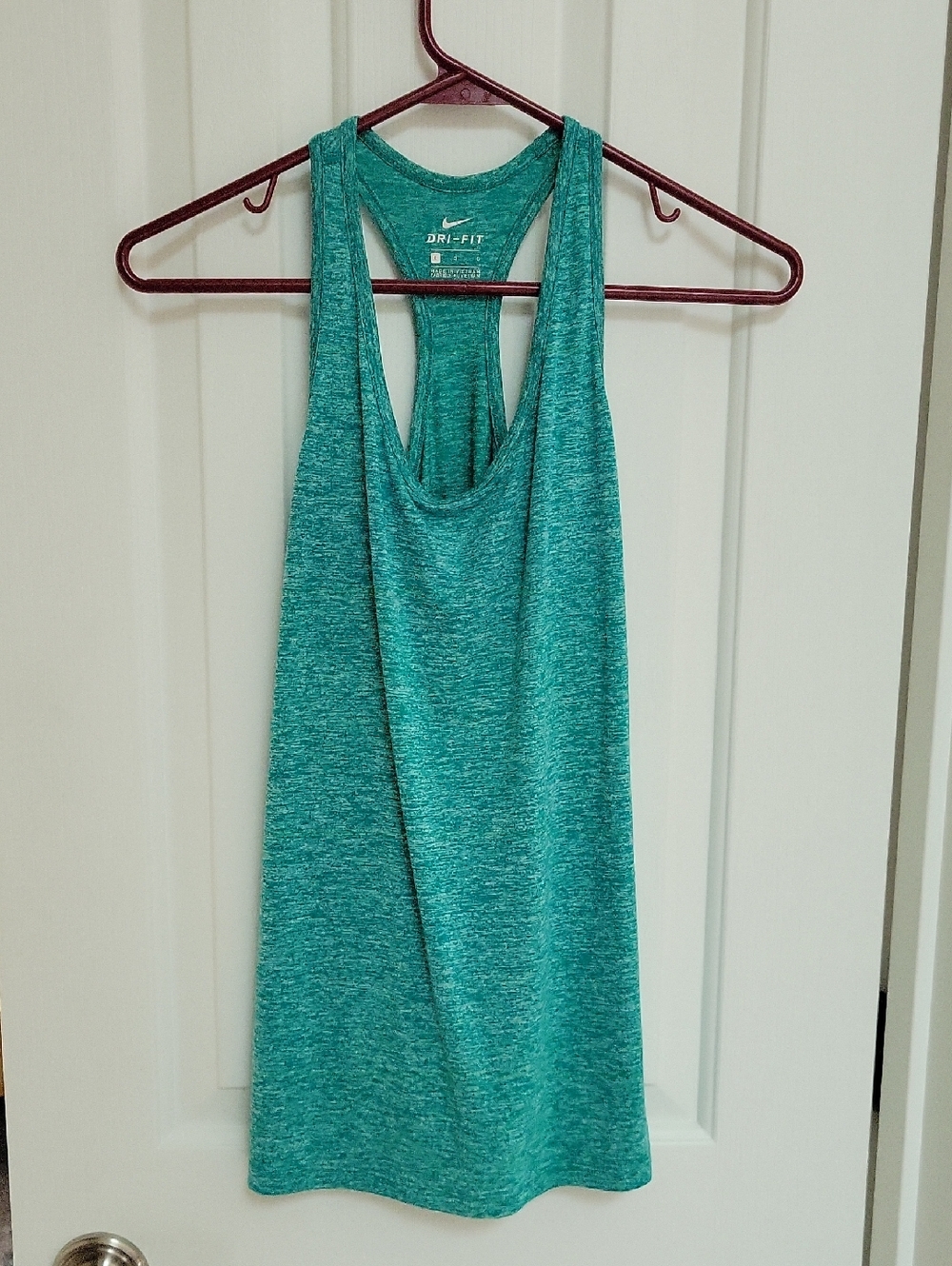 Nike Teal Heather Racerback Tank Top
